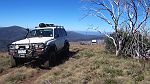 22-Grub & Harpo absorbs the sensational views en route to Mt Pinnibar